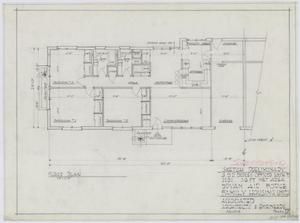 Primary view of object titled 'Bryan Air Force Base Housing: Floor Plan'.