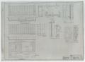 Technical Drawing: Plans For A Home Economics Cottage, Stamford, Texas: Locker Elevations