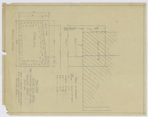 Primary view of object titled 'Superior Oil Company Office, Midland, Texas: Stone Sill Detail'.