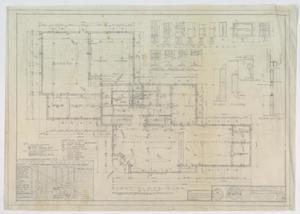 Primary view of object titled 'Midwest Electric Cooperative Office, Roby, Texas: First Floor Plan'.