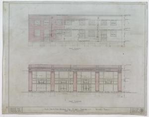 Primary view of object titled 'Store Building, Abilene, Texas: Rear & Front Elevation'.