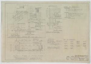 Primary view of object titled 'S. R. Wagstaff Office Building, Abilene, Texas: Plot, Roof, & Stair Details'.