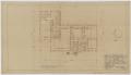 Technical Drawing: Bryan Air Force Base Housing: Floor Plan