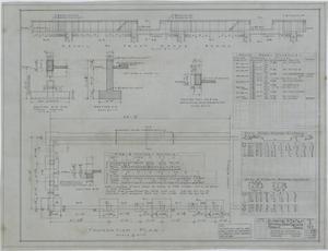 Primary view of object titled 'First National Bank Building, Hamlin, Texas: Foundation Plan'.