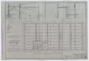 Primary view of object titled 'Thomas Office Building, Midland, Texas: Present Roof & Future Sixth Floor Framing Plan'.