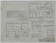 Technical Drawing: Plans For A Ward School Building At Stamford Texas, Stamford, Texas: …