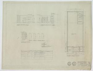 Primary view of object titled 'Raybeck Company Office Building, Abilene, Texas: Floor Plan & Elevations'.