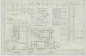 Primary view of object titled 'Rhodes & Chapple Office Building, Midland, Texas: Basement Plan & Beam Details'.