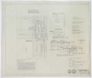 Primary view of object titled 'Alta Vista Cafeteria, Abilene, Texas: Plot Plan'.