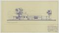 Technical Drawing: Bryan Air Force Base Housing: Front Elevation