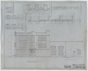Plans For Tahoka High School, Tahoka, Texas: Wall Elevations