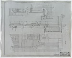 Primary view of object titled 'Plans For Tahoka High School, Tahoka, Texas: Front Entrance Elevation'.