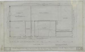 Primary view of object titled 'Office And Ice Plant Building, Hamlin, Texas: Present Floor Plan'.