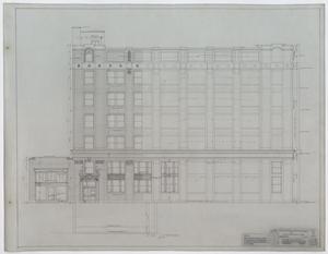 Bank And Office Building, Brownwood, Texas: Side Elevation