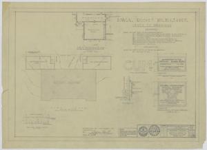 An Addition and Repairs to the Mexican School Building, Sonora, Texas: Plot Plan & Tablets