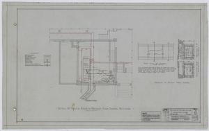Primary view of object titled 'Stamford High School Addition, Stamford, Texas: Boiler Room & Steam Pipe Tunnel Details'.