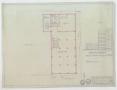 Technical Drawing: Abell Department Store, Midland, Texas: Basement Plan
