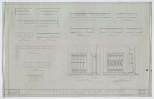 Primary view of object titled 'Stamford High School Alterations, Stamford, Texas: Locker Plans'.