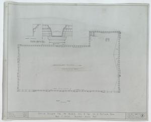 Primary view of object titled 'Prairie Oil and Gas Company Office Building, Eastland, Texas: Roof Plan'.