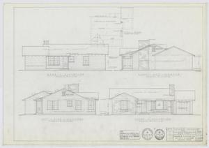 Veterans' Housing, Abilene, Texas: Elevation Renderings - Design 5F-C2