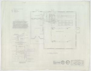 Bookstore, Post Office & Social Hall For McMurry College, Abilene, Texas: Floor Plan