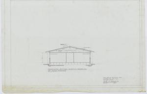 Superior Oil Company Office, Midland, Texas: Transverse Section Showing Redesign of Roof Framing