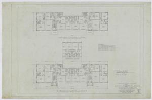Veterans' Housing, Abilene, Texas: First & Second Floor Plans