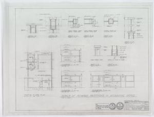 Primary view of object titled 'Superior Oil Company Office, Midland, Texas: Details of Plywood Partitions in Accounting Office'.