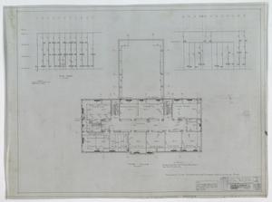 Primary view of object titled 'Plans For A High School Building, Winters, Texas: Third Floor Plan'.