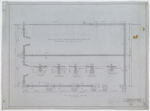 Primary view of object titled 'Store Building, Breckenridge, Texas: Foundation Plans'.
