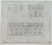Technical Drawing: Snyder National Bank, Snyder, Texas: Rear, Front, & Side Elevations