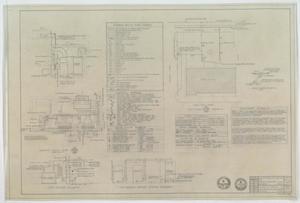 Primary view of object titled 'Perry-Hunter-Hall Office Building, Abilene, Texas: Plot Plan & Diagrams'.