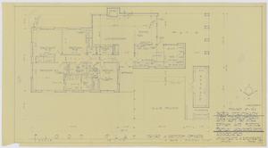 Primary view of object titled 'Bryan Air Force Base Housing: Floor Plan - Revised 4 Bedroom - Officers'.