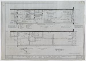 First State Bank Building, Big Springs, Texas: First Floor, Footing, & Basement Plans