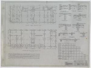 Primary view of object titled 'Business Building, Big Spring, Texas: Foundation & Floor Framing Plans'.