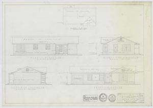 Veterans' Housing, Abilene, Texas: Elevation Renderings - Design 4F-B2