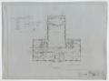 Technical Drawing: Plans For A High School Building, Winters, Texas: First Floor Plan