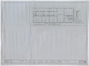 Primary view of object titled 'First National Bank, Munday, Texas: Revised Second Floor Plan'.