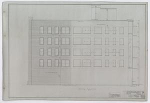 Primary view of object titled 'Thomas Office Building, Midland, Texas: South Elevation'.