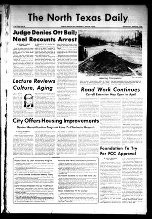 Primary view of object titled 'The North Texas Daily (Denton, Tex.), Vol. 61, No. 80, Ed. 1 Wednesday, March 8, 1978'.