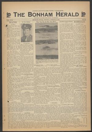The Bonham Herald (Bonham, Tex.), Vol. 17, No. 67, Ed. 1 Monday, March 27, 1944
