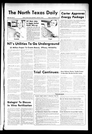 The North Texas Daily (Denton, Tex.), Vol. 62, No. 42, Ed. 1 Friday, November 10, 1978
