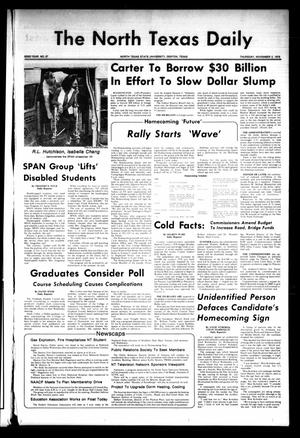 The North Texas Daily (Denton, Tex.), Vol. 62, No. 37, Ed. 1 Thursday, November 2, 1978