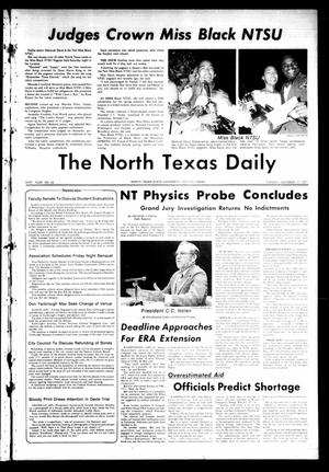 The North Texas Daily (Denton, Tex.), Vol. 61, No. 24, Ed. 1 Tuesday, October 11, 1977
