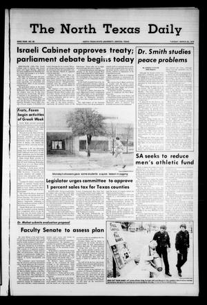 The North Texas Daily (Denton, Tex.), Vol. 62, No. 85, Ed. 1 Tuesday, March 20, 1979