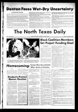 The North Texas Daily (Denton, Tex.), Vol. 61, No. 39, Ed. 1 Friday, November 4, 1977