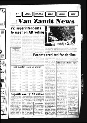 Van Zandt News (Wills Point, Tex.), Vol. 4, No. 20, Ed. 1 Sunday, October 20, 1985