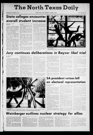 The North Texas Daily (Denton, Tex.), Vol. 65, No. 30, Ed. 1 Wednesday, October 21, 1981