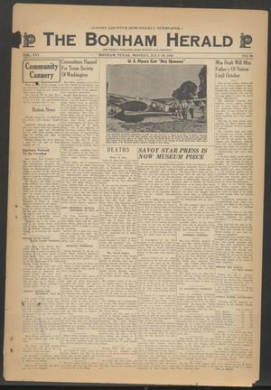 The Bonham Herald (Bonham, Tex.), Vol. 16, No. 99, Ed. 1 Monday, July 19, 1943