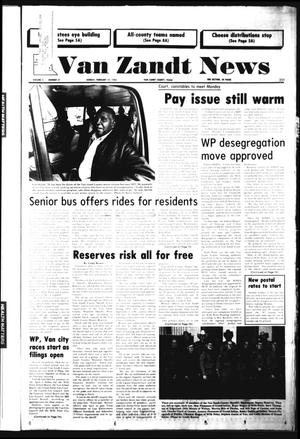 Van Zandt News (Wills Point, Tex.), Vol. 3, No. 37, Ed. 1 Sunday, February 17, 1985